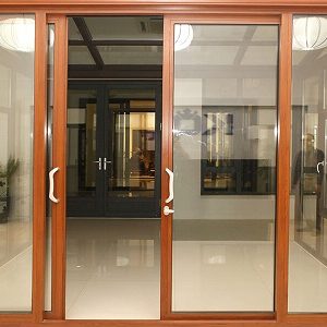 cửa nhôm xingfa vân gỗ
