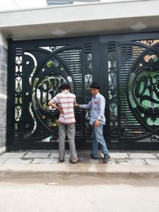 cổng sắt mỹ thuật