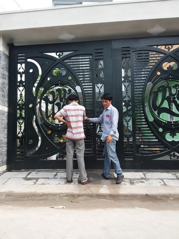 cổng sắt mỹ thuật