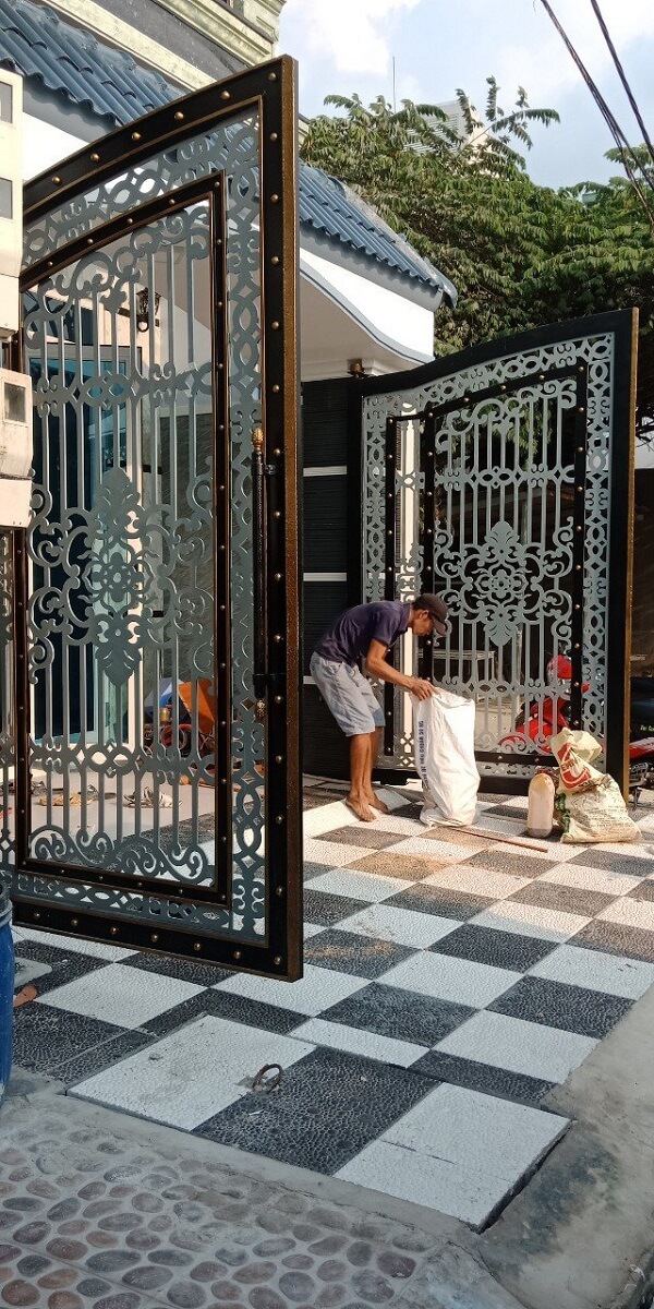 cổng sắt mỹ thuật